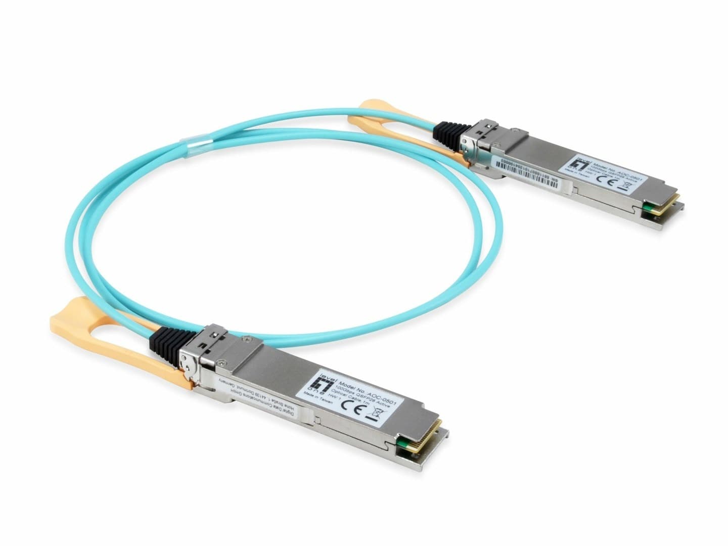 LevelOne QSFP28 Kabel Optyczny Aktywny 100Gbps 4xEDR 3.00m