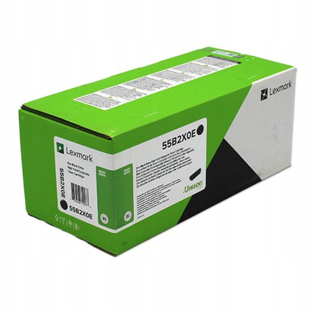 Lexmark 55B2X0E Czarny oryginalny toner - 1 sztuka