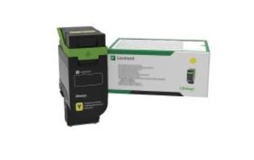 Kaseta z tonerem Lexmark Żółty Oryginalny