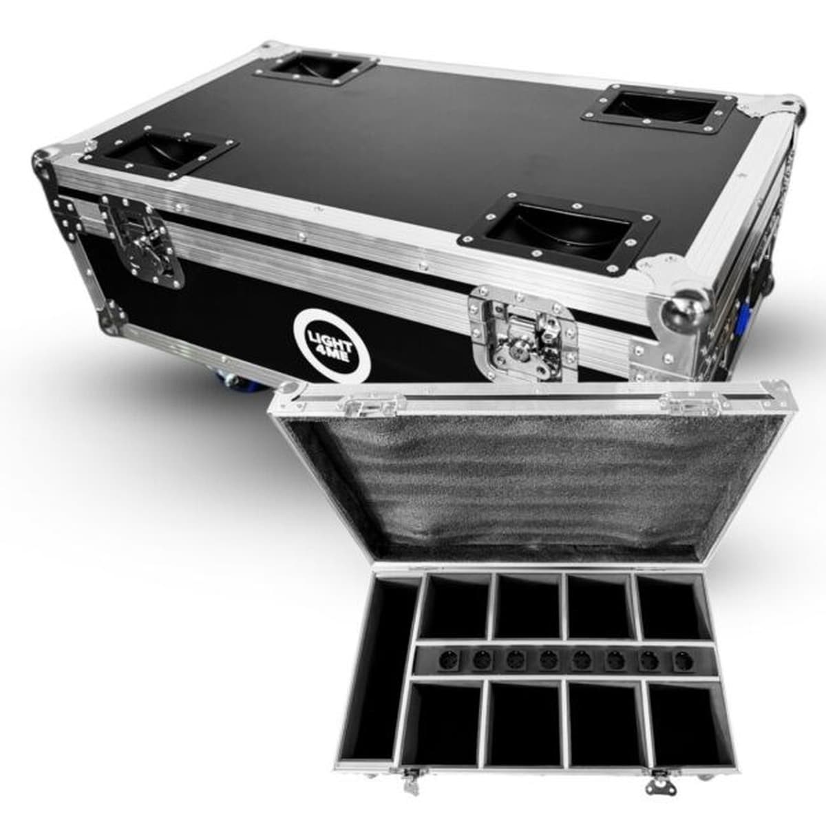 LIGHT4ME ACCU PAR 6x10W CASE 8IN1 skrzynia transportowa