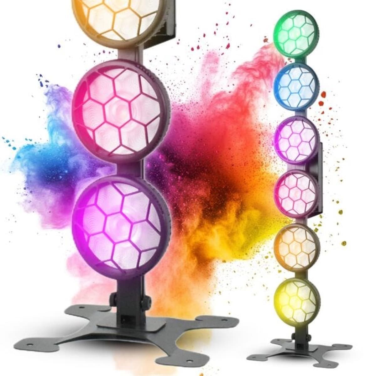 LIGHT4ME LUMEN HEXO Efekt oświetleniowy retro LED hexagon