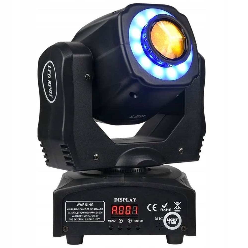 LIGHT4ME MINI SPOT 60 RING - Głowica ruchoma LED