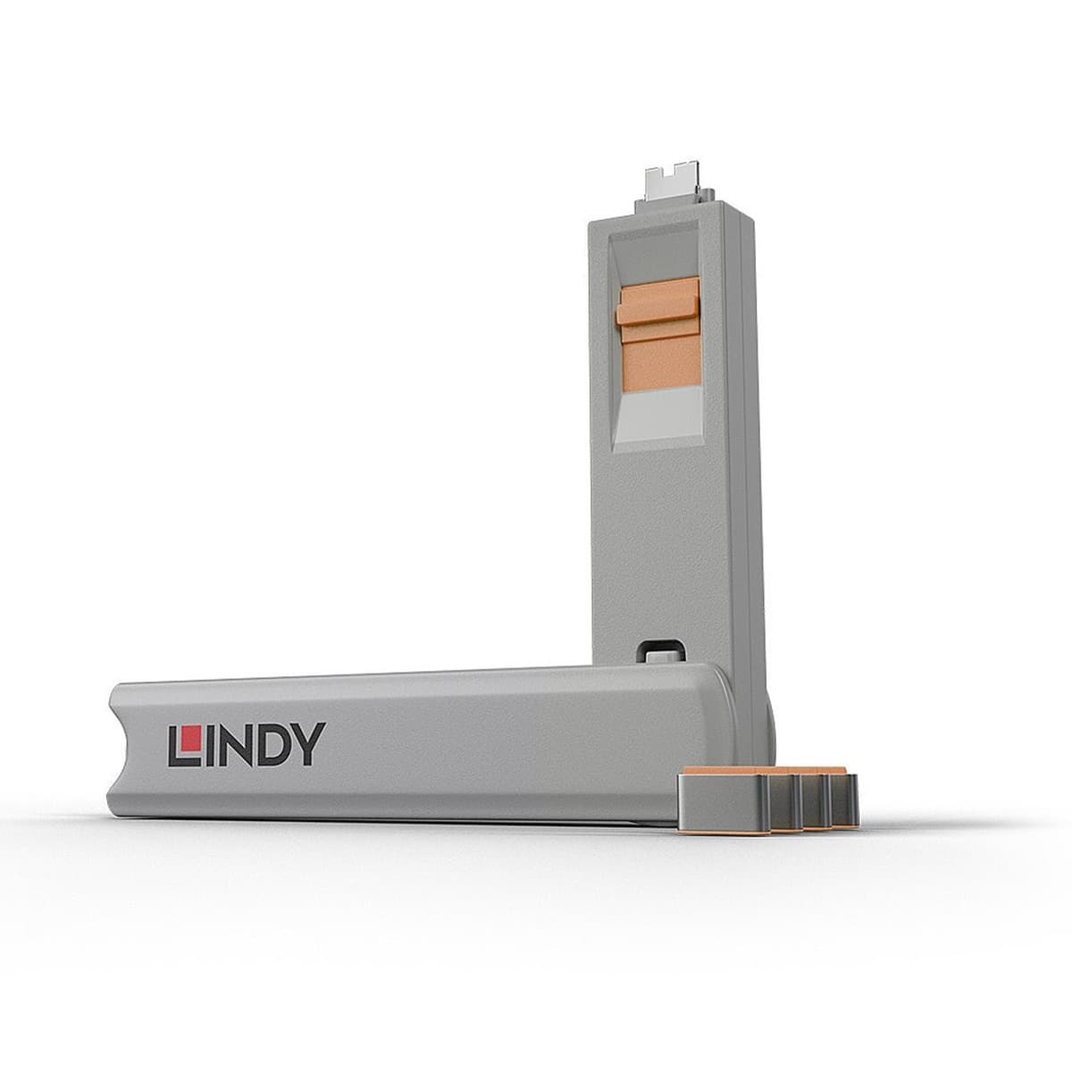 Lindy 40428 Zestaw blokad portu USB-C (4 szt.)
