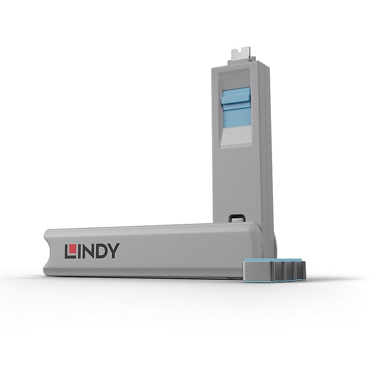 Lindy 40465 Bloker Portów USB-C, Niebieski