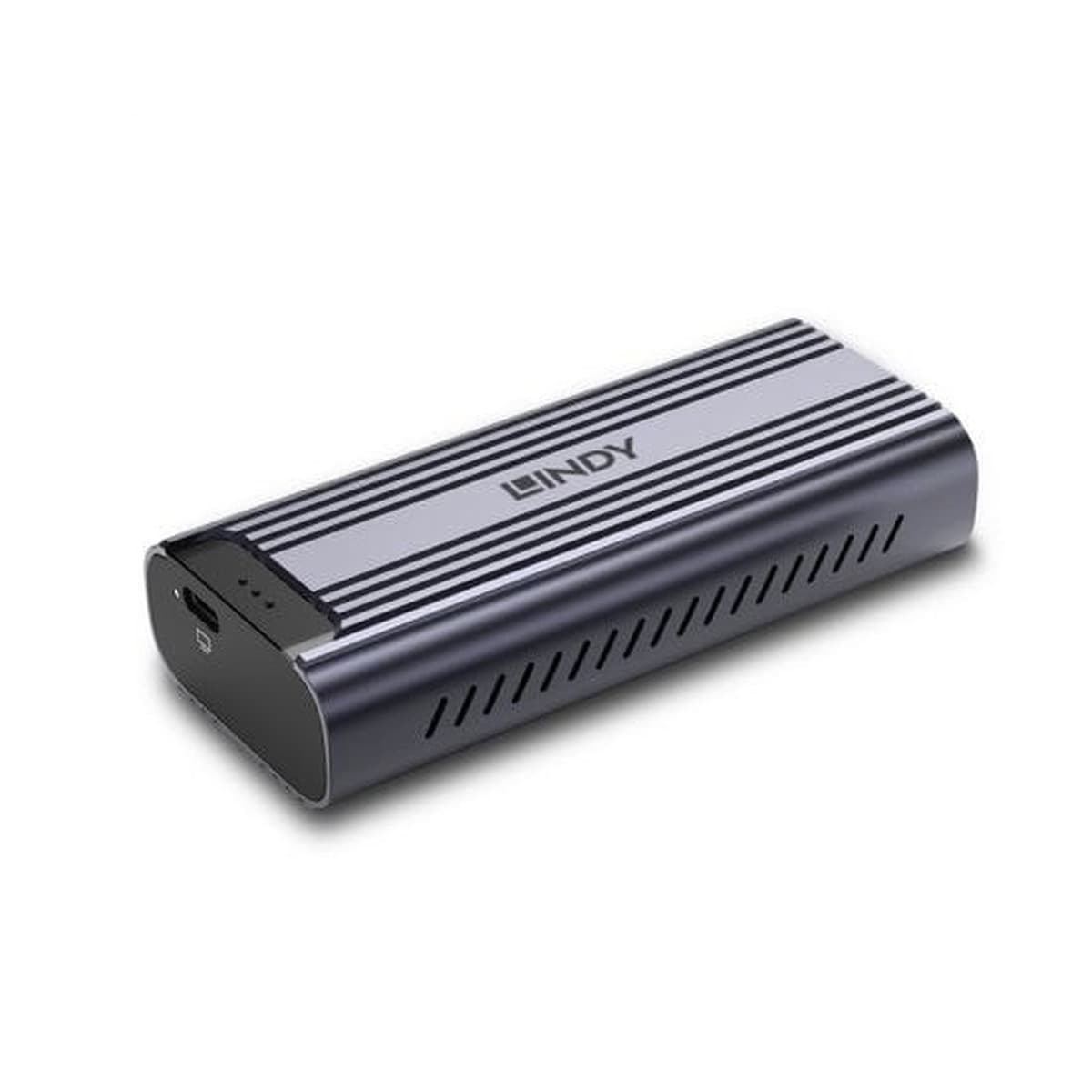 Lindy 43394 Obudowa dysku M.2 SSD - szara