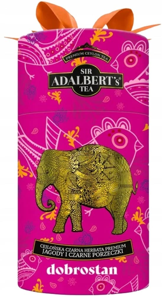 Adalbert's Herbata czarna JAGODY I CZARNE PORZECZKI 80g