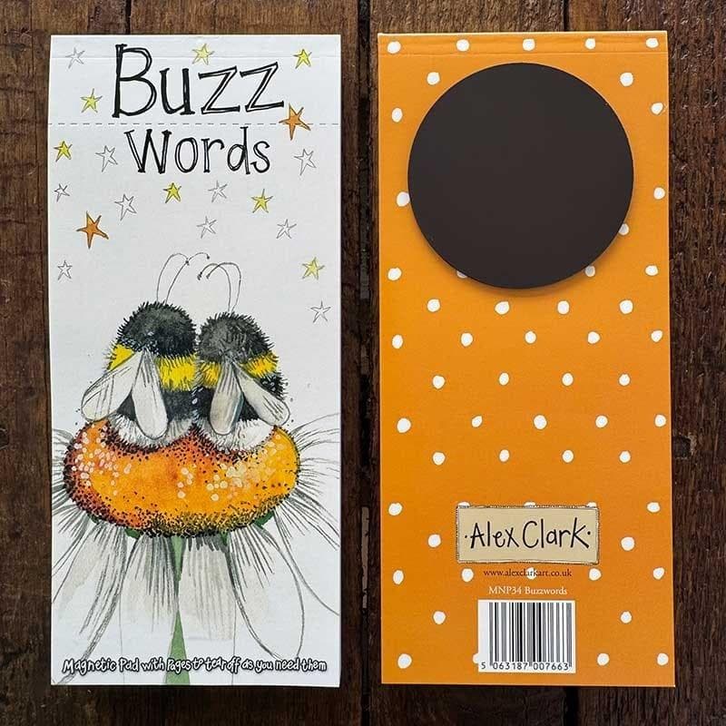 Lista zakupów z magnesem z motywem Buzzwords MNP34