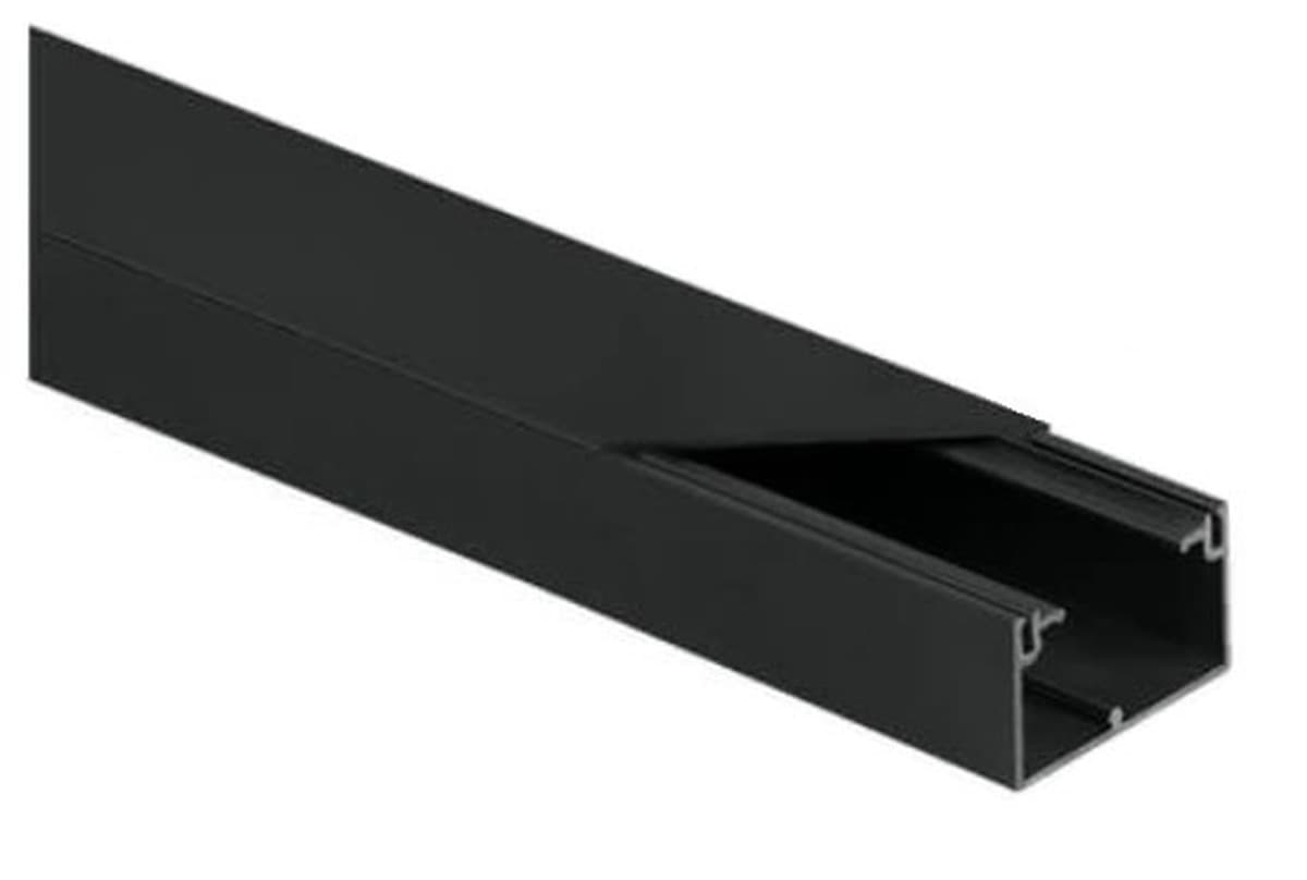 Listwa elektroinstalacyjna czarna CLS 40x25 mm długość 2 metry (opakowanie 10 szt.)