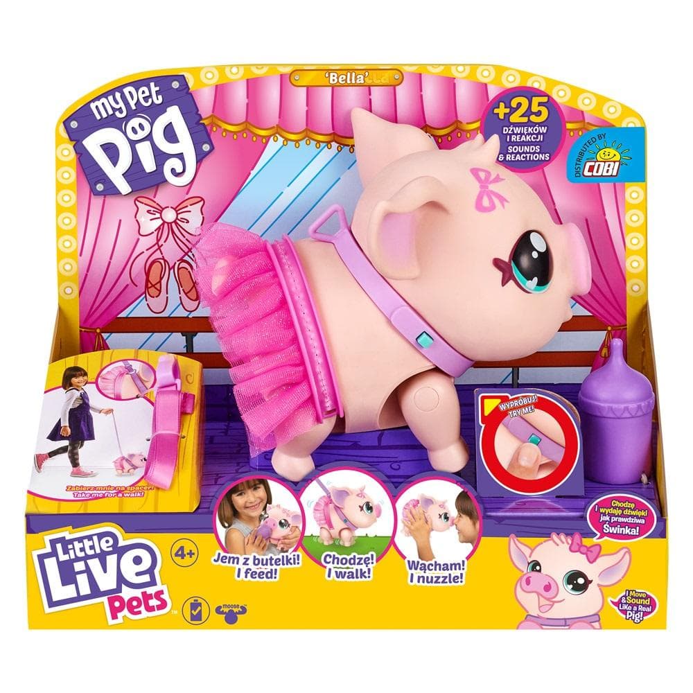 Little Live Pets Interaktywna Świnka Baletnica z Akcesoriami