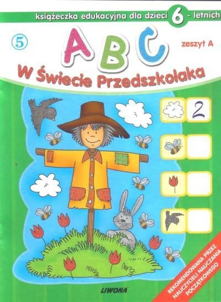 Liwona ABC w świecie przedszkolaka Książeczka dla dzieci