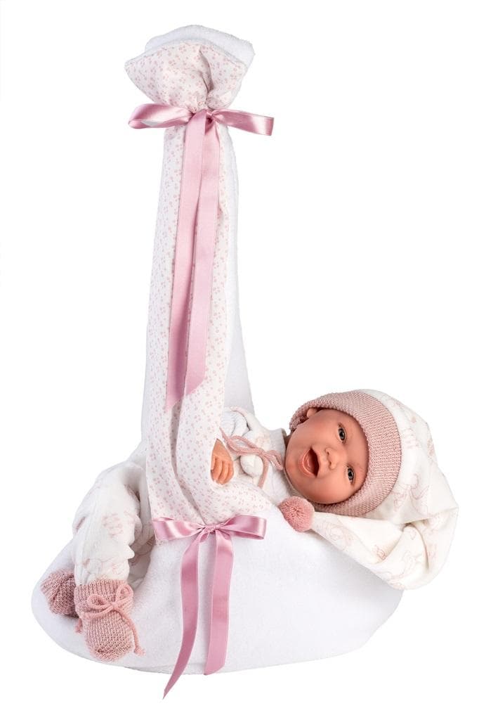Lalka Llorens Mimi 42 cm - Z huśtawką