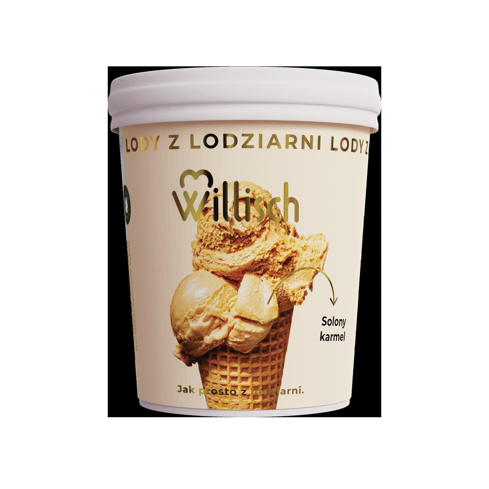 Lody rzemieślnicze solony karmel 465 ml