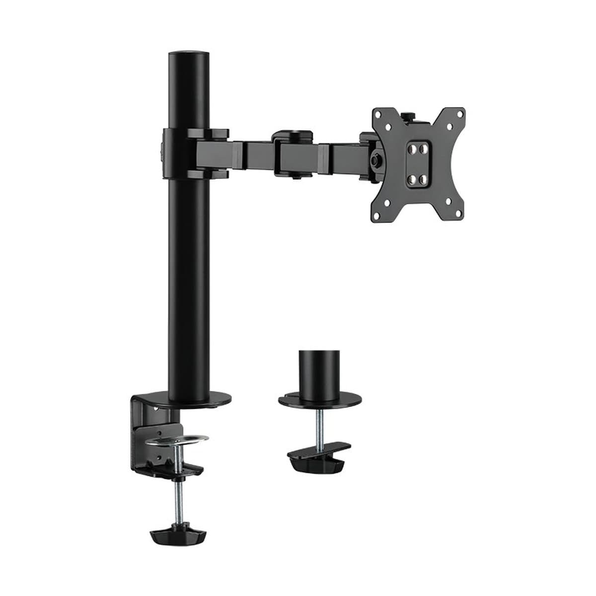 LogiLink BP0105 Uchwyt do Monitora 17-32", Biurkowy, Czarny, Stalowy, Obrót 360°, VESA 100x100