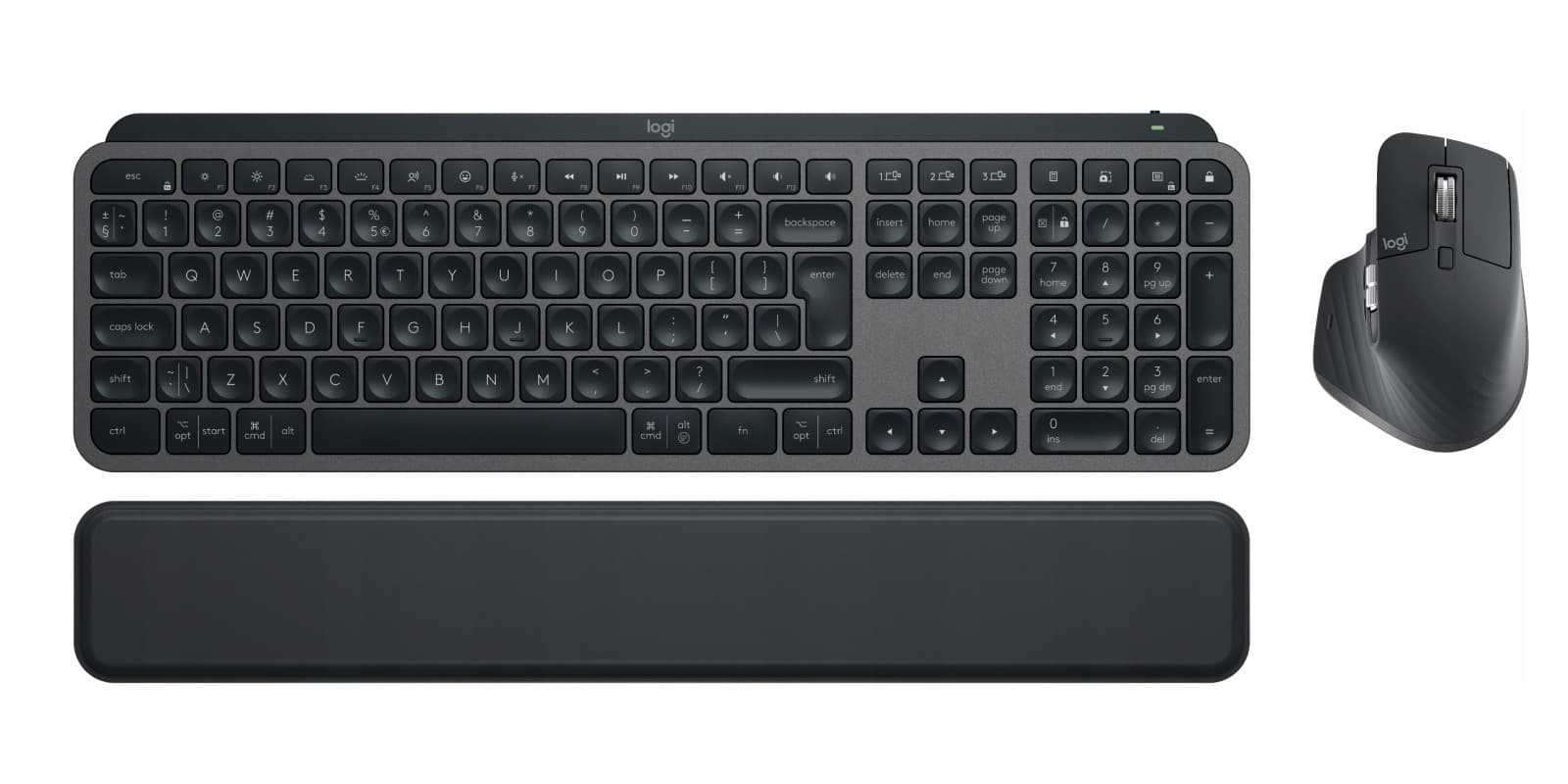 MX Keys Combo for Business Gen 2 Klawiatura i Mysz Grafitowa Logitech