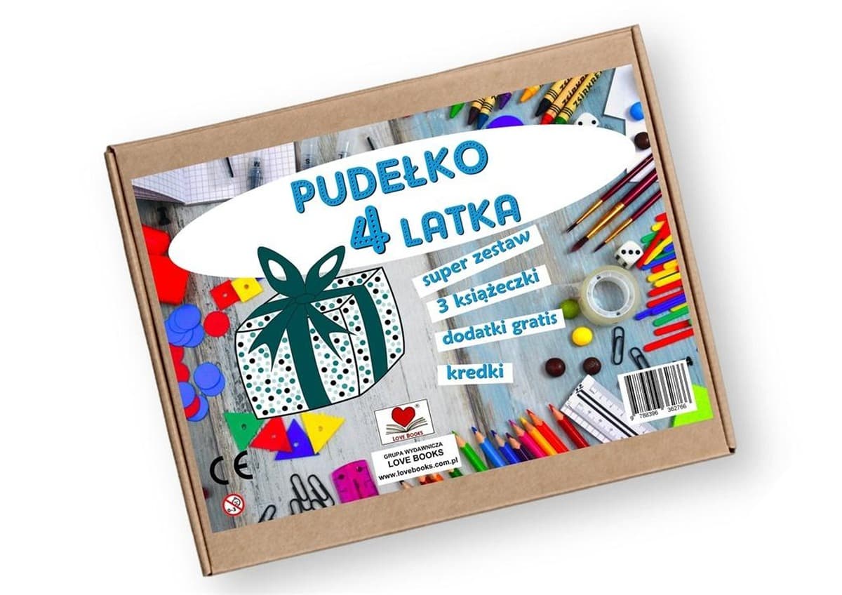 Love Books Pudełko edukacyjny dla 4 latka