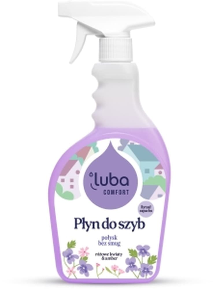 LUBA Płyn do Szyb 500ml Różowe Kwiaty