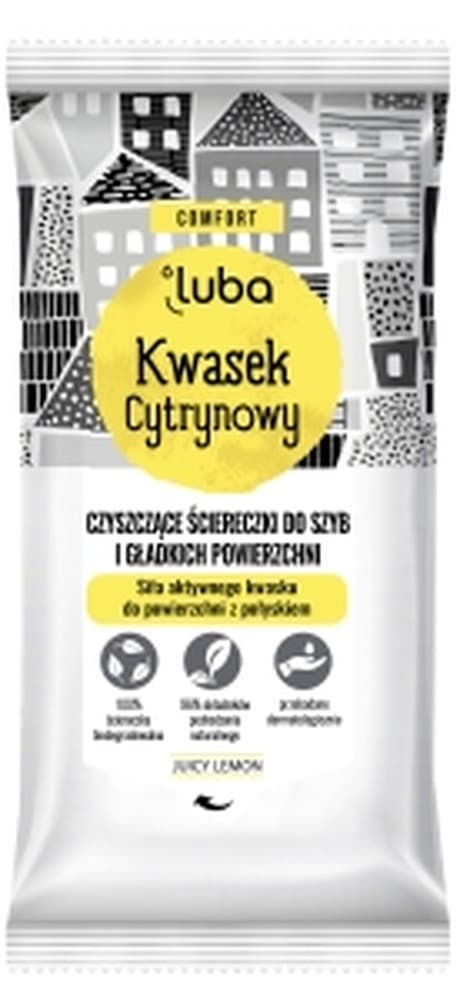 LUBA Ścierka Nawilżana A24 Kwasek Cytrynowy