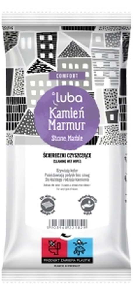 LUBA COMFORT Ściereczki nawilżane do kamienia i marmuru 32 sztuki