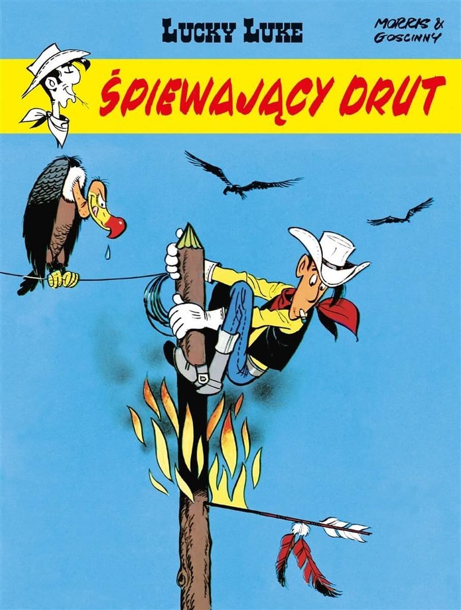Lucky Luke. Śpiewający drut - Komiks Egmont