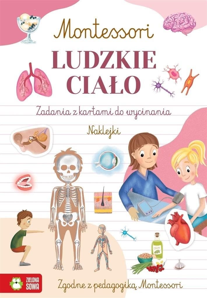 Ludzkie ciało Montessori Książka