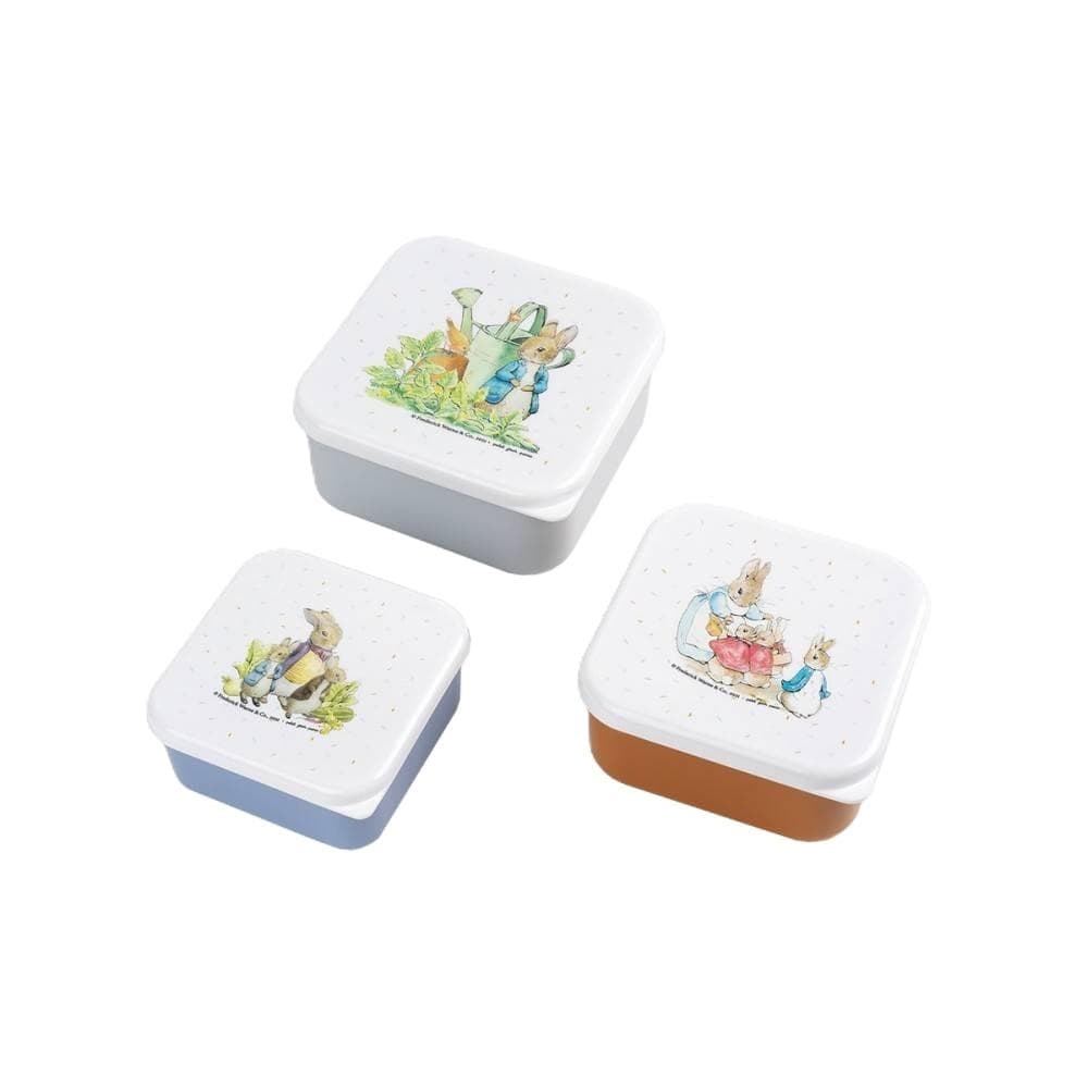 Zestaw lunch boxów Królik Piotruś 3 sztuki