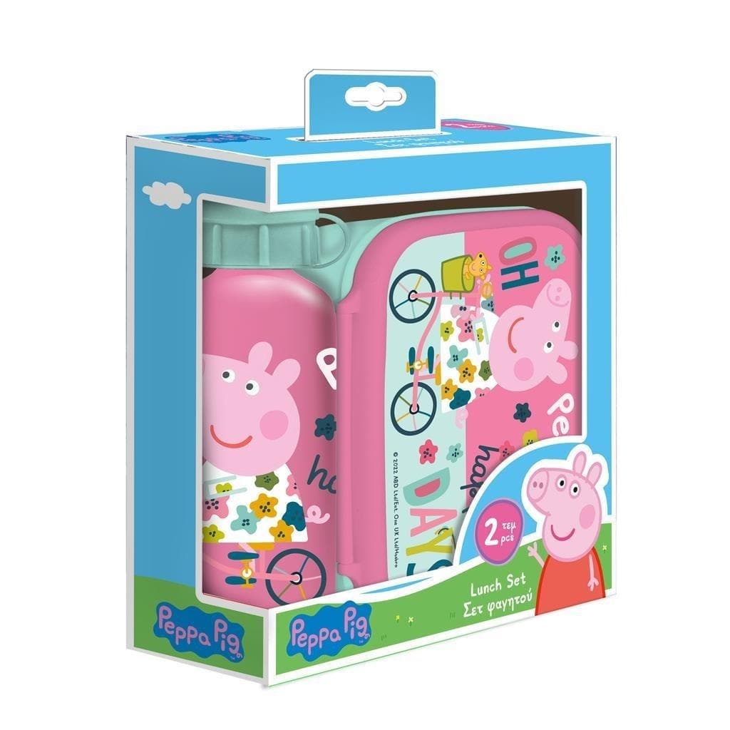 Zestaw śniadaniowy Peppa Pig Lunchbox butelka pudełko