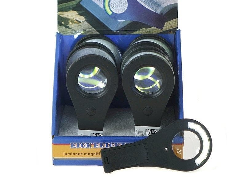 Lupa LED ze światłem białym i fioletowym 12,5 x 6 x 0,9 cm