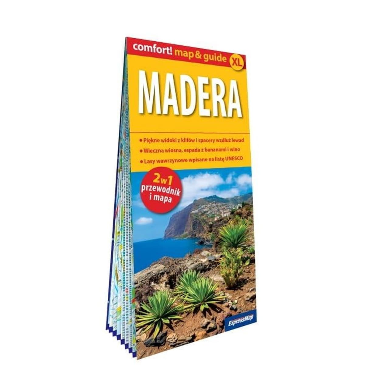 Madera przewodnik i mapa 2w1 laminowana