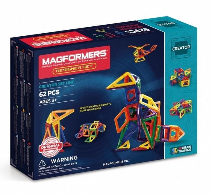 Klocki magnetyczne Magformers Creator Projektant 62 elementy