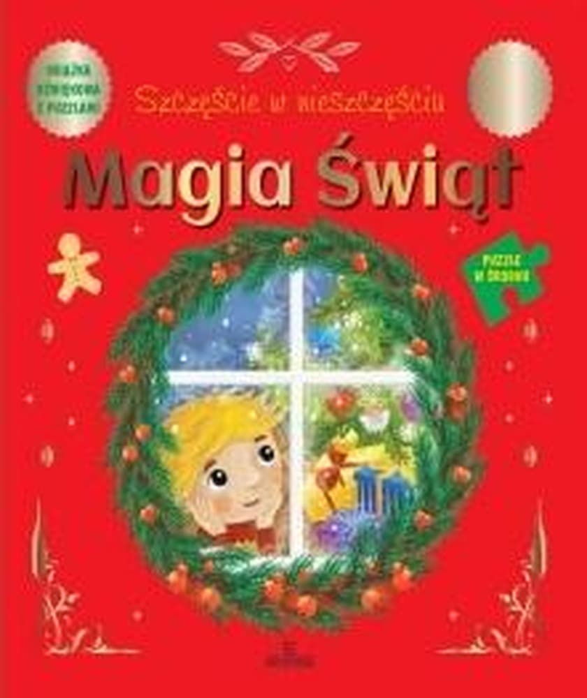 Magiczna Książka Świąteczna z Puzzlami 2425 Elementów