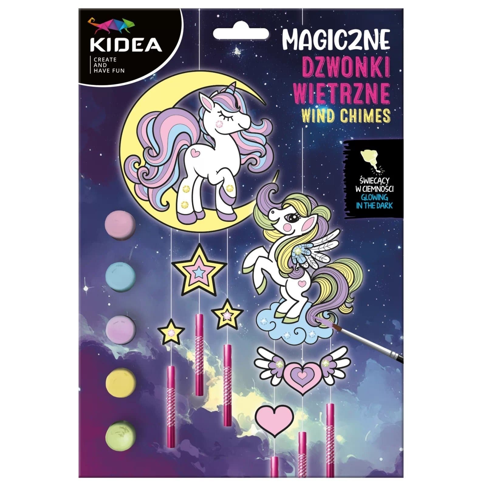 Magiczne Dzwonki Wietrzne Kidea Świecące w Ciemności