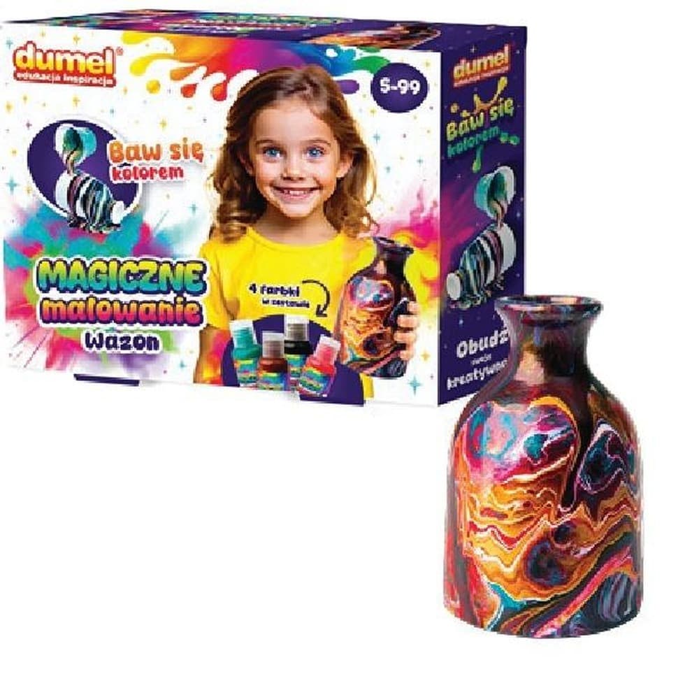 Magiczne Malowanie Wazon Zestaw Kreatywny dla dzieci Dumel