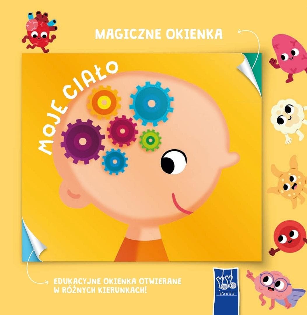 Książka edukacyjna. Moje ciało Magiczne okienka