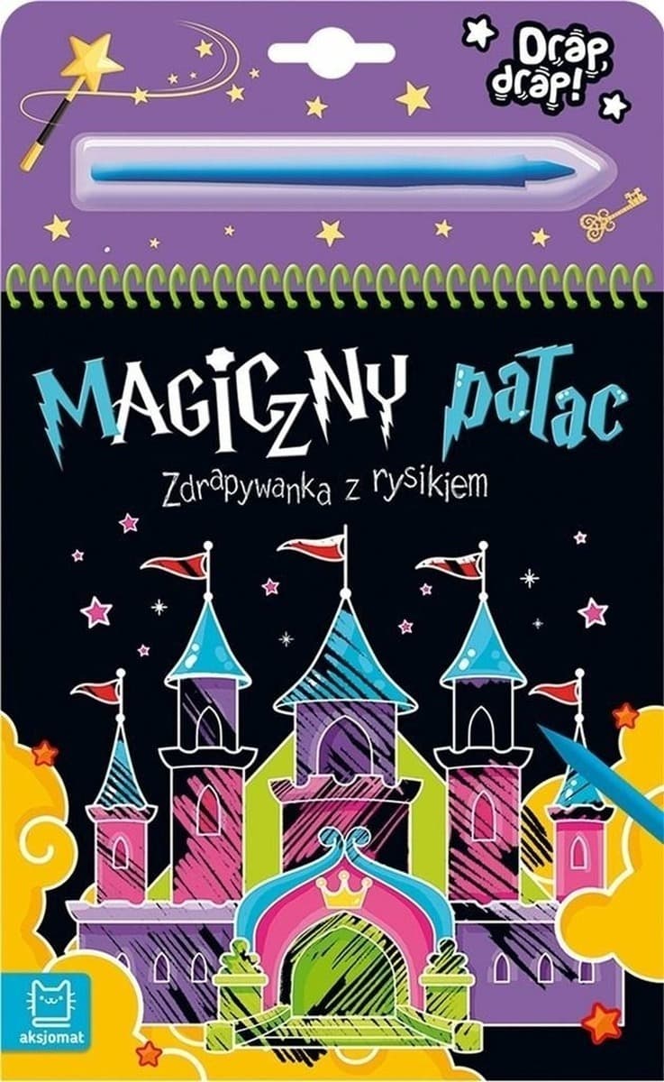 Magiczny pałac. Zdrapywanka dla dzieci z rysikiem