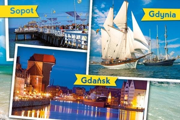 Magnes na lodówkę I love Poland Trójmiasto Gdańsk