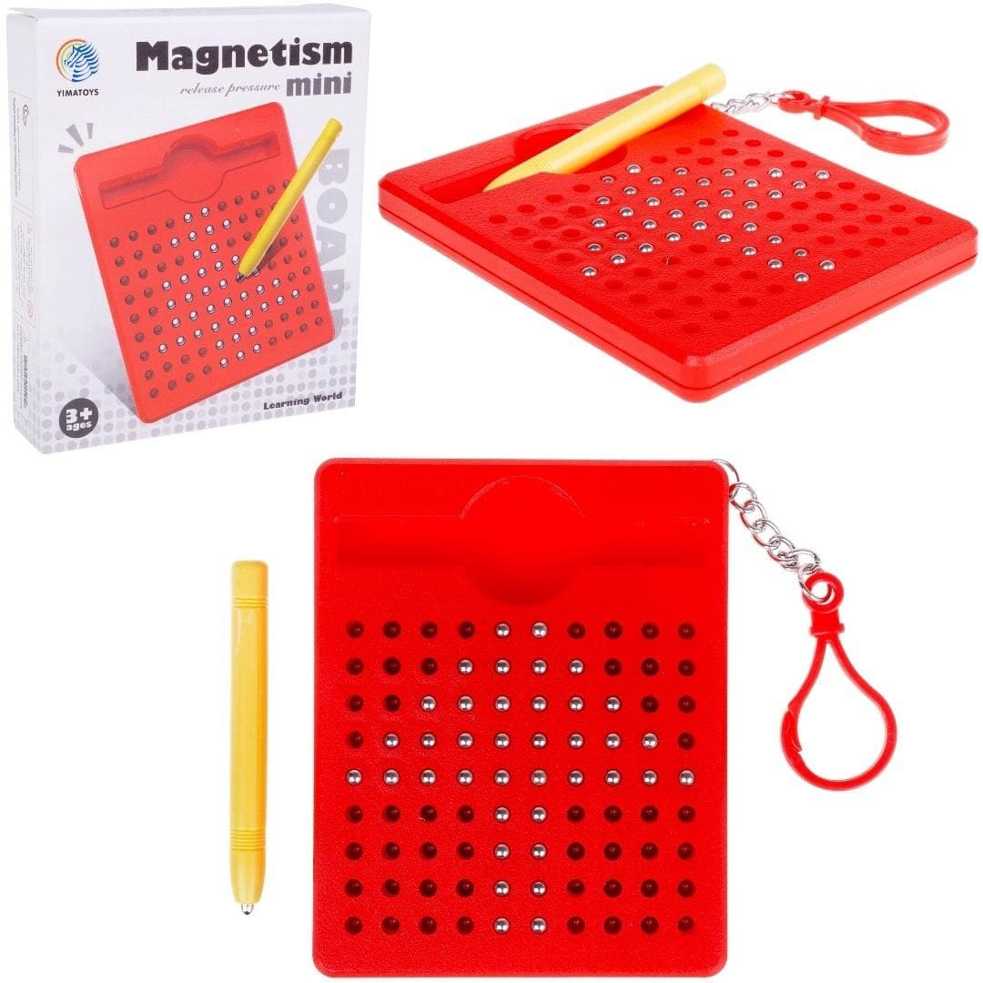 Magnetyczna tablica do rysowania z metalowymi kulkami