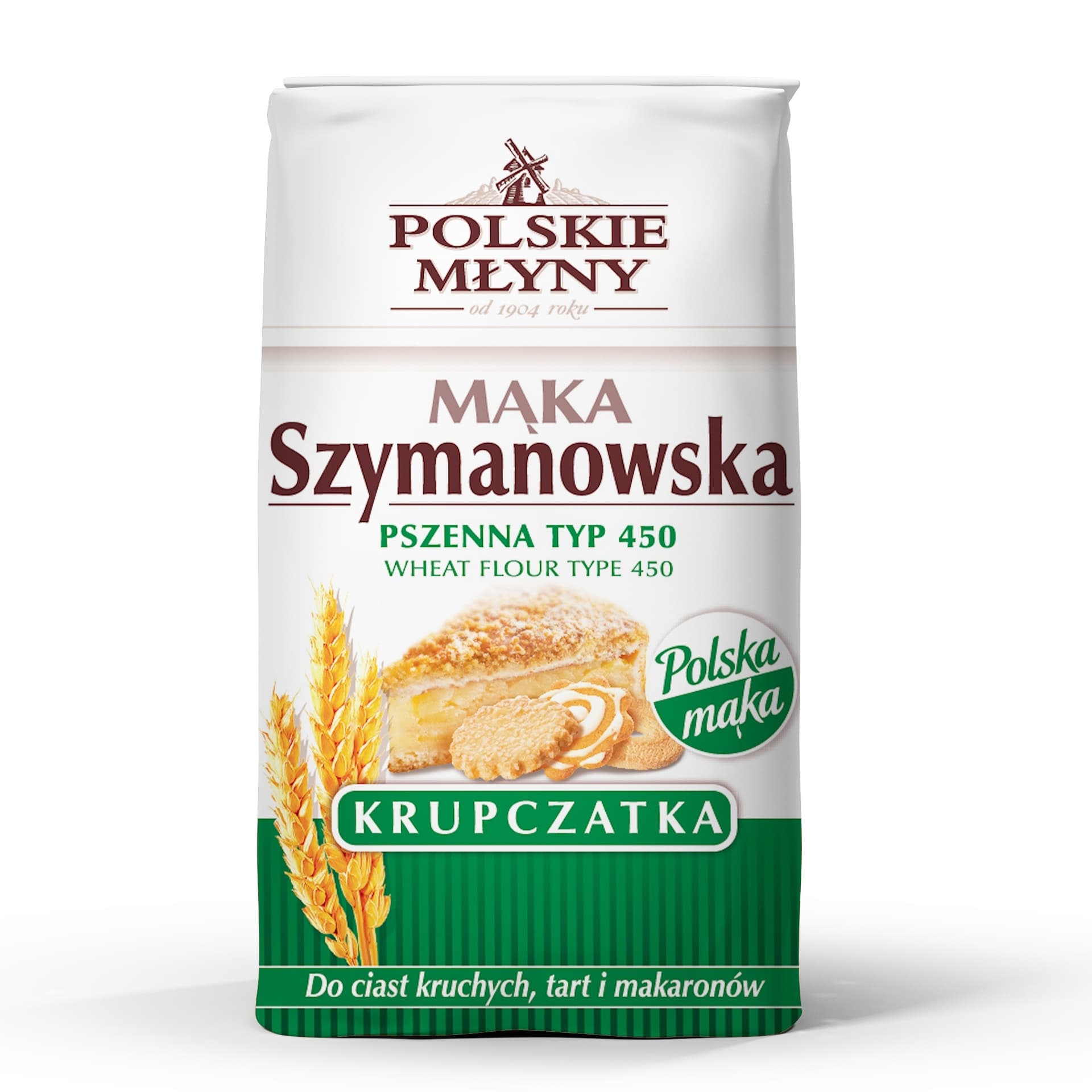 polskie młyny Mąka pszenna typ 450 Szymanowska krupczatka 1 kg