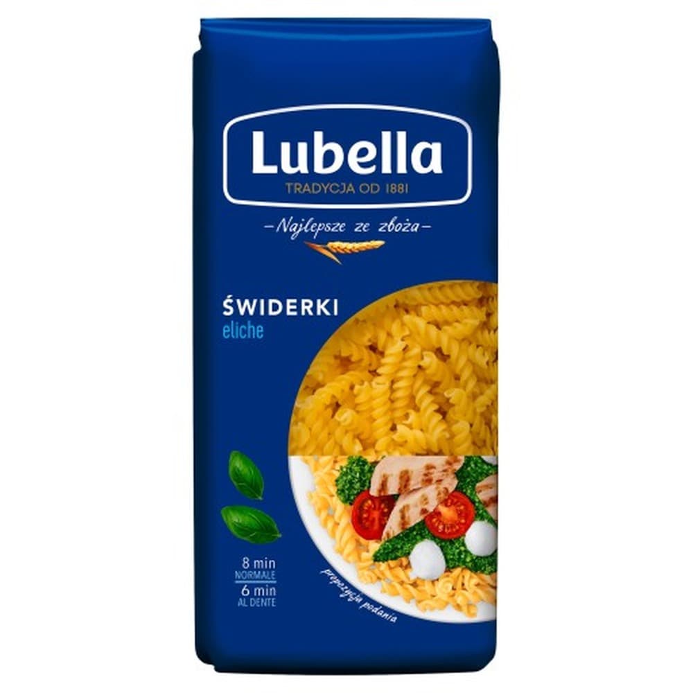 Lubella Eliche Makaron Świderki 400 g