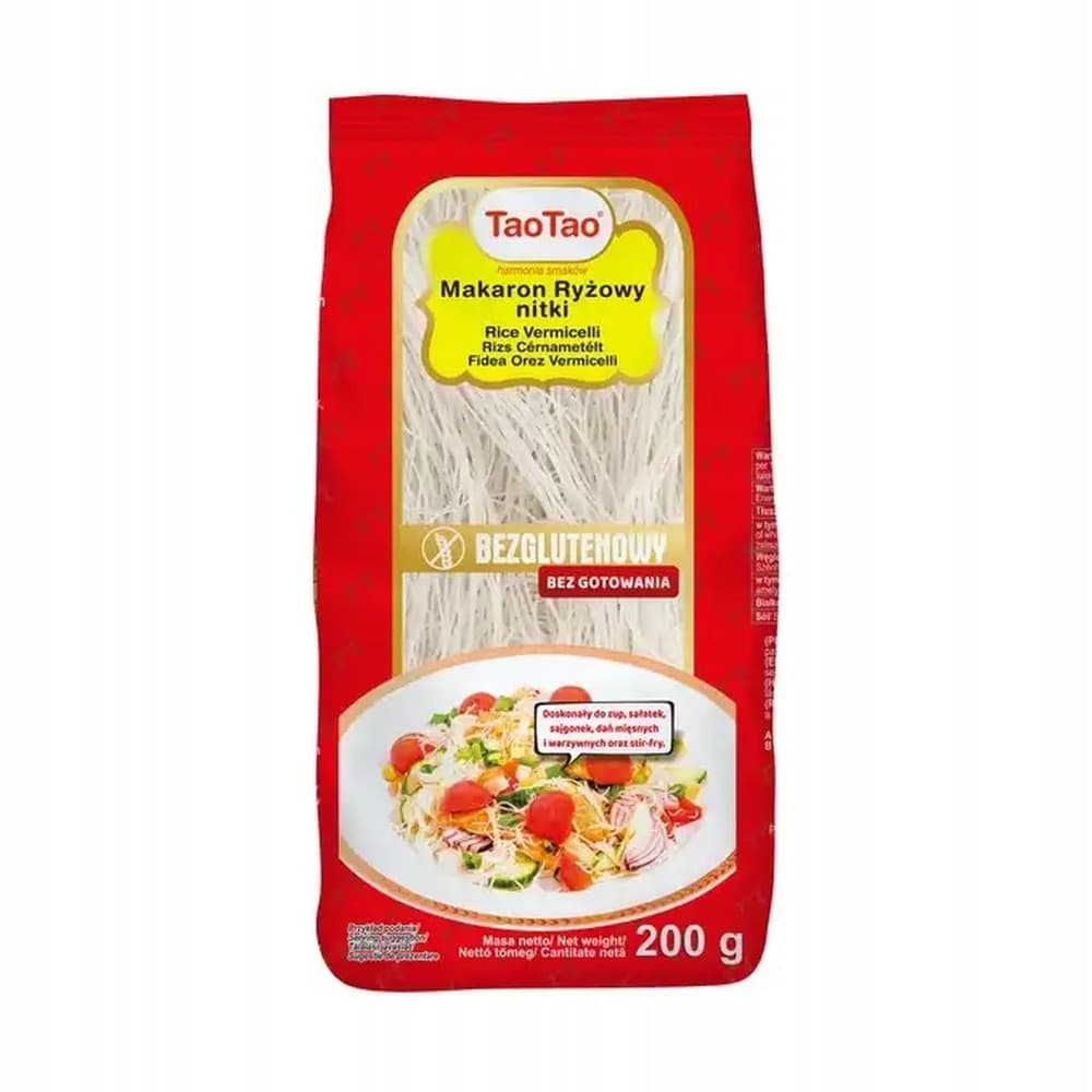 Tao Tao Makaron Ryżowy Nitki 200 g