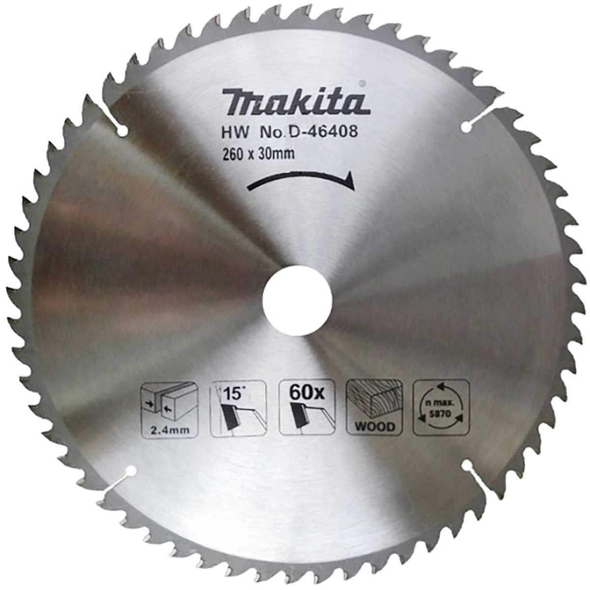 Makita D-46408 ostrze do piły tarczowej, 1 sztuka