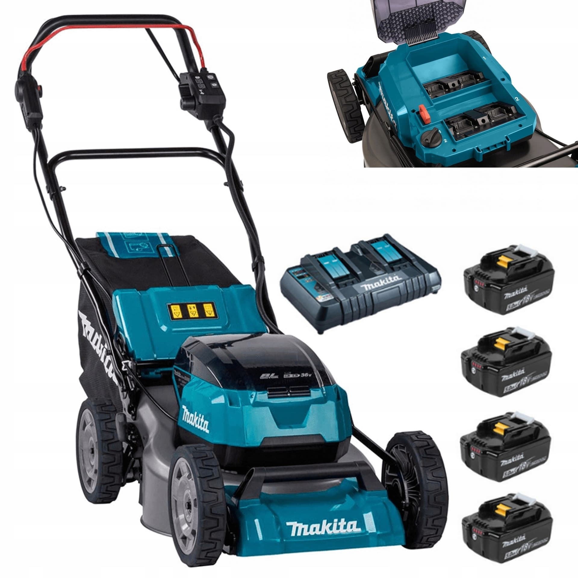 Makita DLM462PT4 Kosiarka Akumulatorowa 46cm