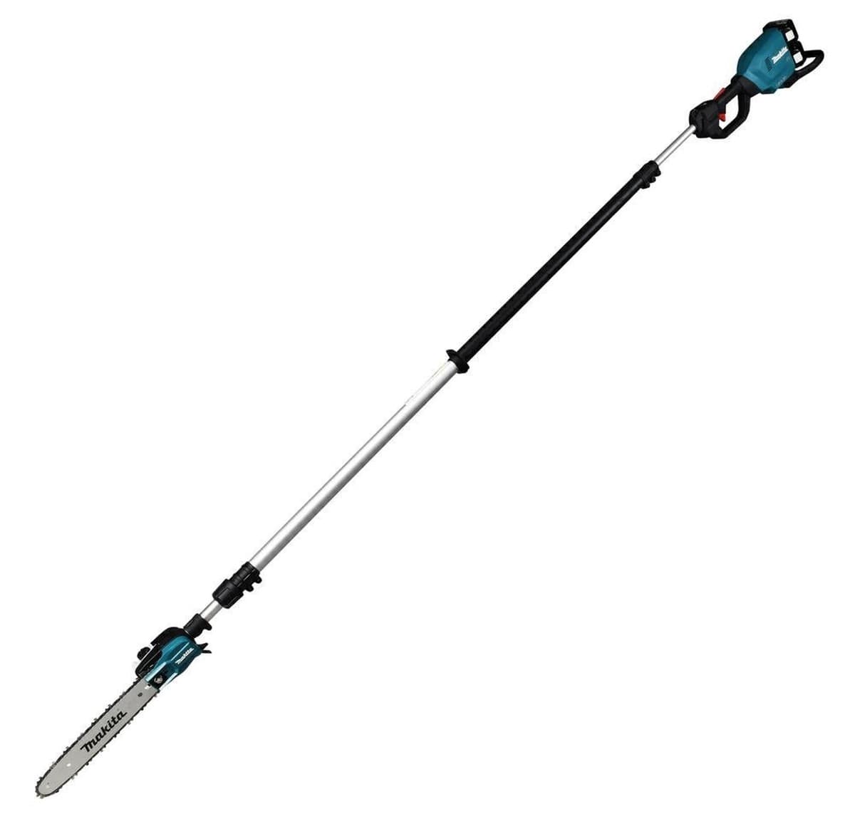 MAKITA DUA301PT2 Okrzesywarka z wysięgnikiem 2x18V, 30cm, 2x5.0Ah, teleskopowa
