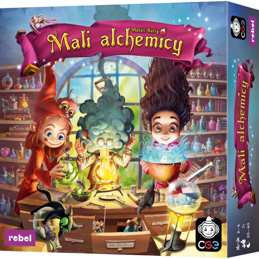 Mali alchemicy - gra dedukcyjna dla dzieci i rodzin
