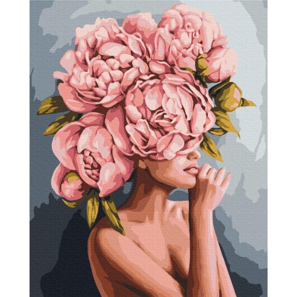 Malowanie po numerach BRUSHME 40x50 cm Kwiatowy Paryż