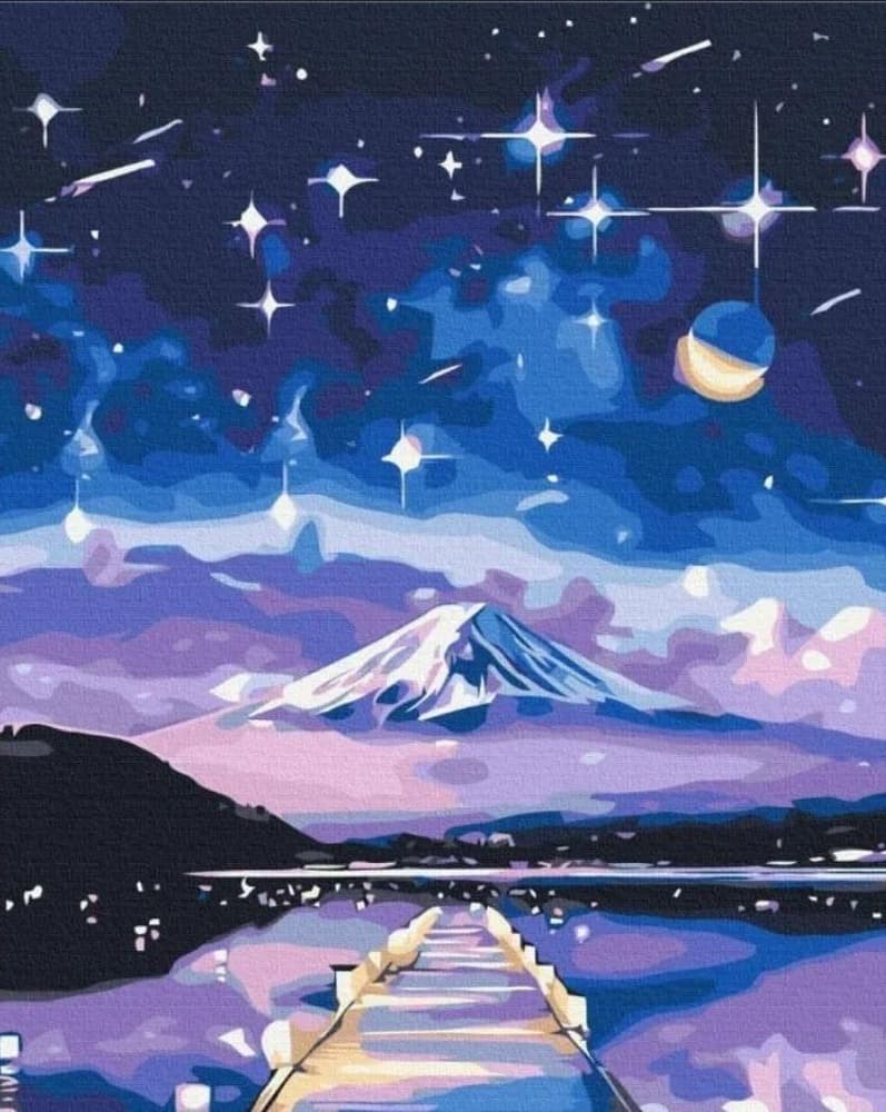 Malowanie po numerach Gwiaździsta Noc 40x50 cm