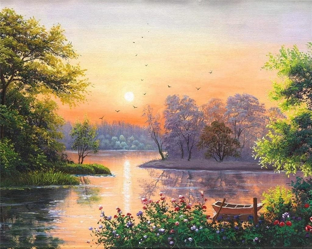 Malowanie po numerach Pejzaż 40x50 cm
