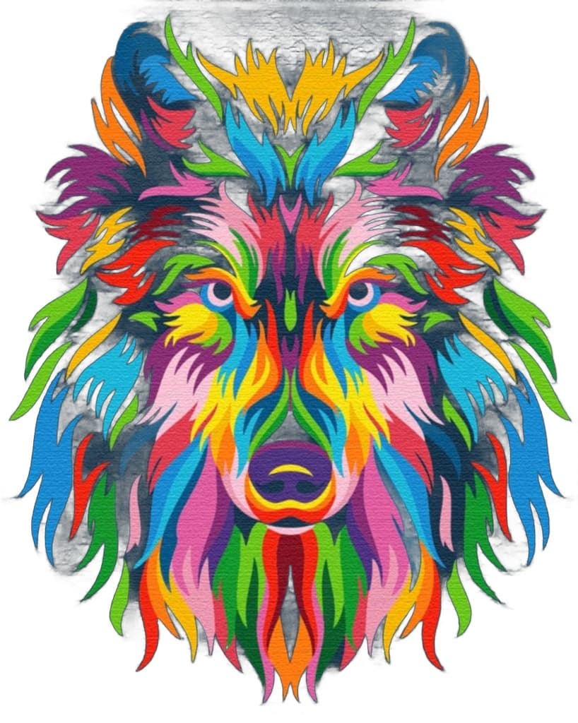 Malowanie po numerach Kwitnące Pawie 40 x 50 cm