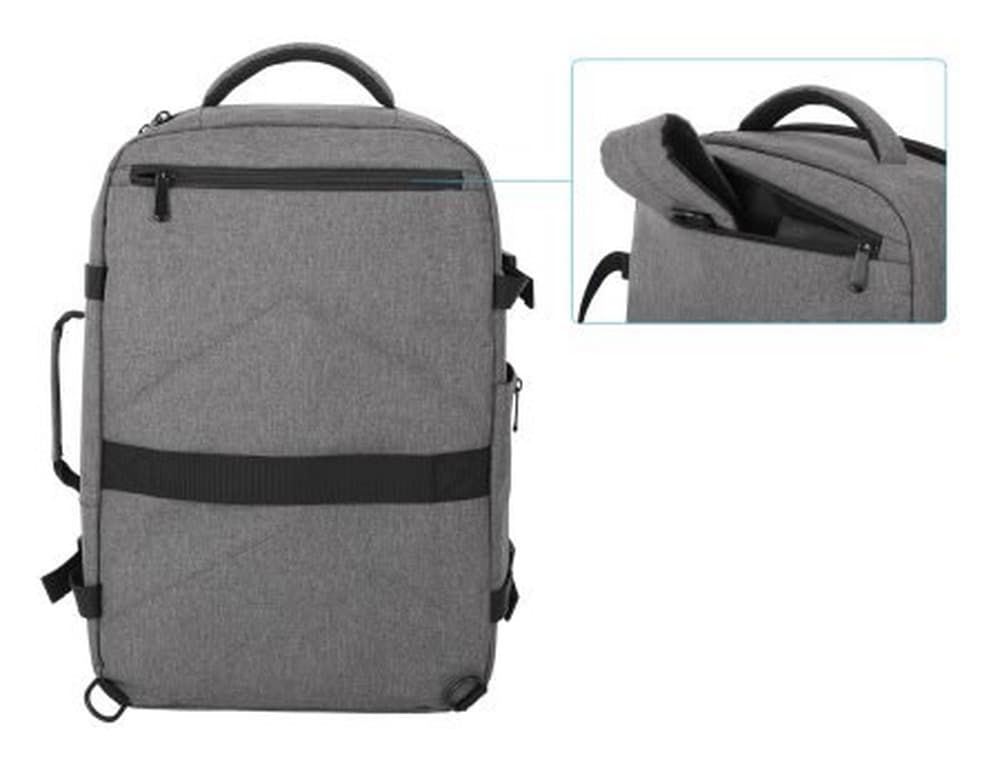Manhattan Torba na laptop 43,9 cm (17.3") Plecak, szary