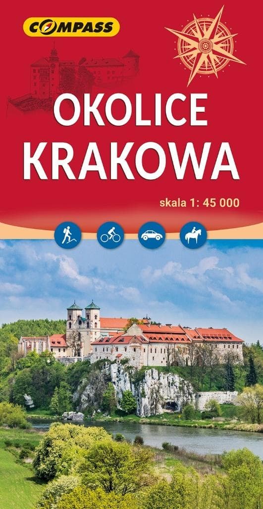 Mapa Okolice Krakowa 1:45 000 - praca zbiorowa