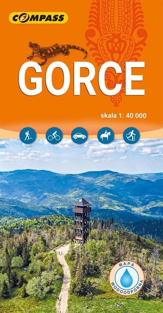 Mapa Turystyczna - Gorce 1:40 000 - praca zbiorowa